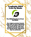 FrogDaddy GOLD Fruit Fly Media - Read Description