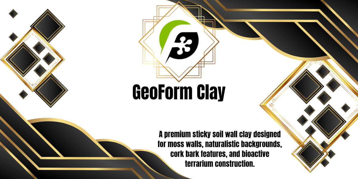 GeoForm Clay - Sticky Soil Terrarium Putty