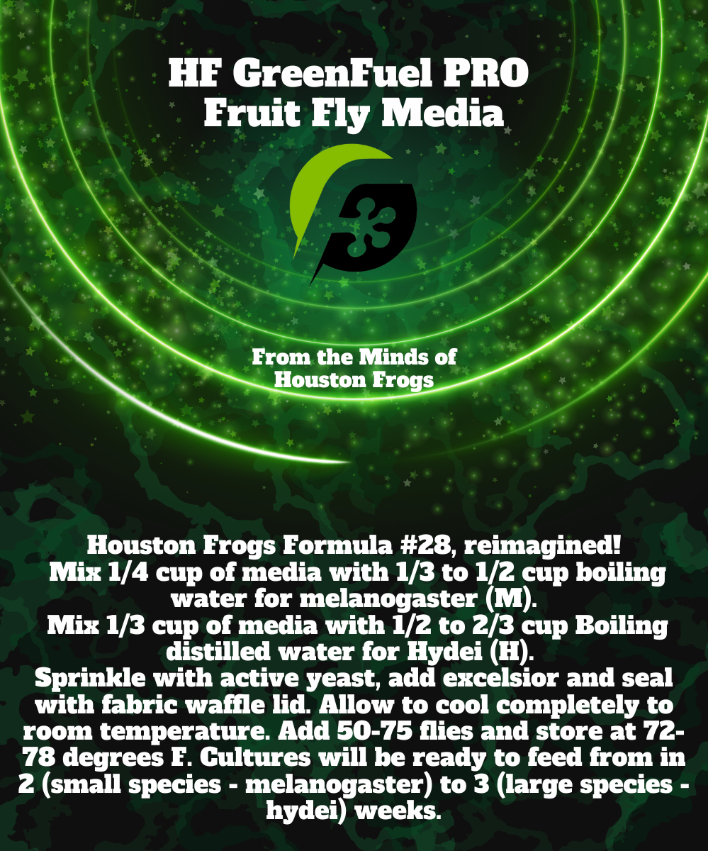 HF GreenFuel PRO Fruit Fly Media - Read Description