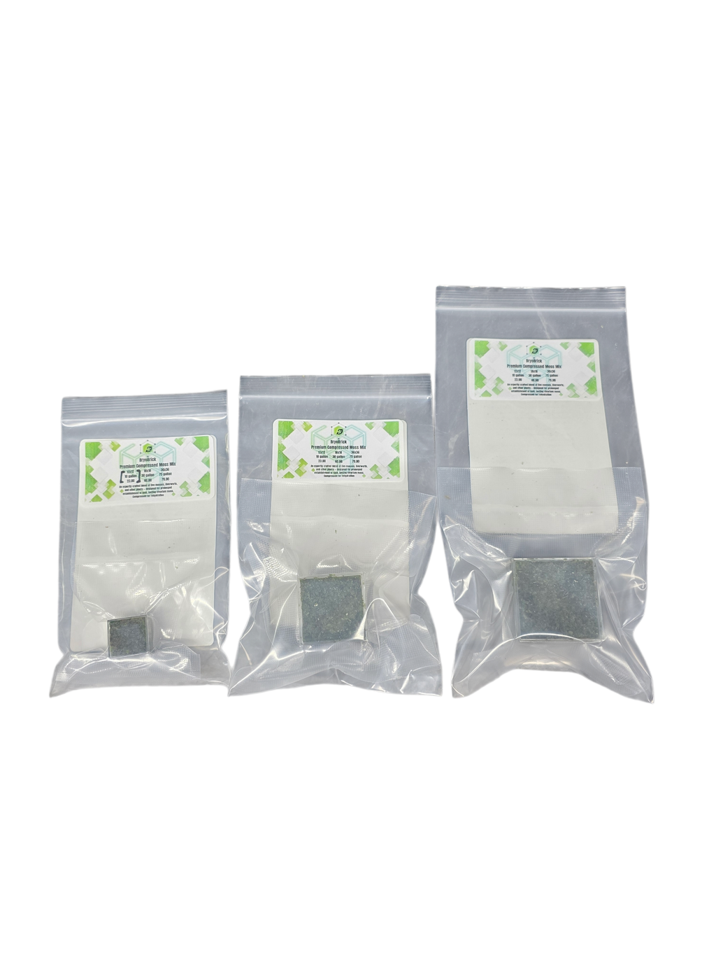 BryoBrick - Premium Compressed Moss Mix