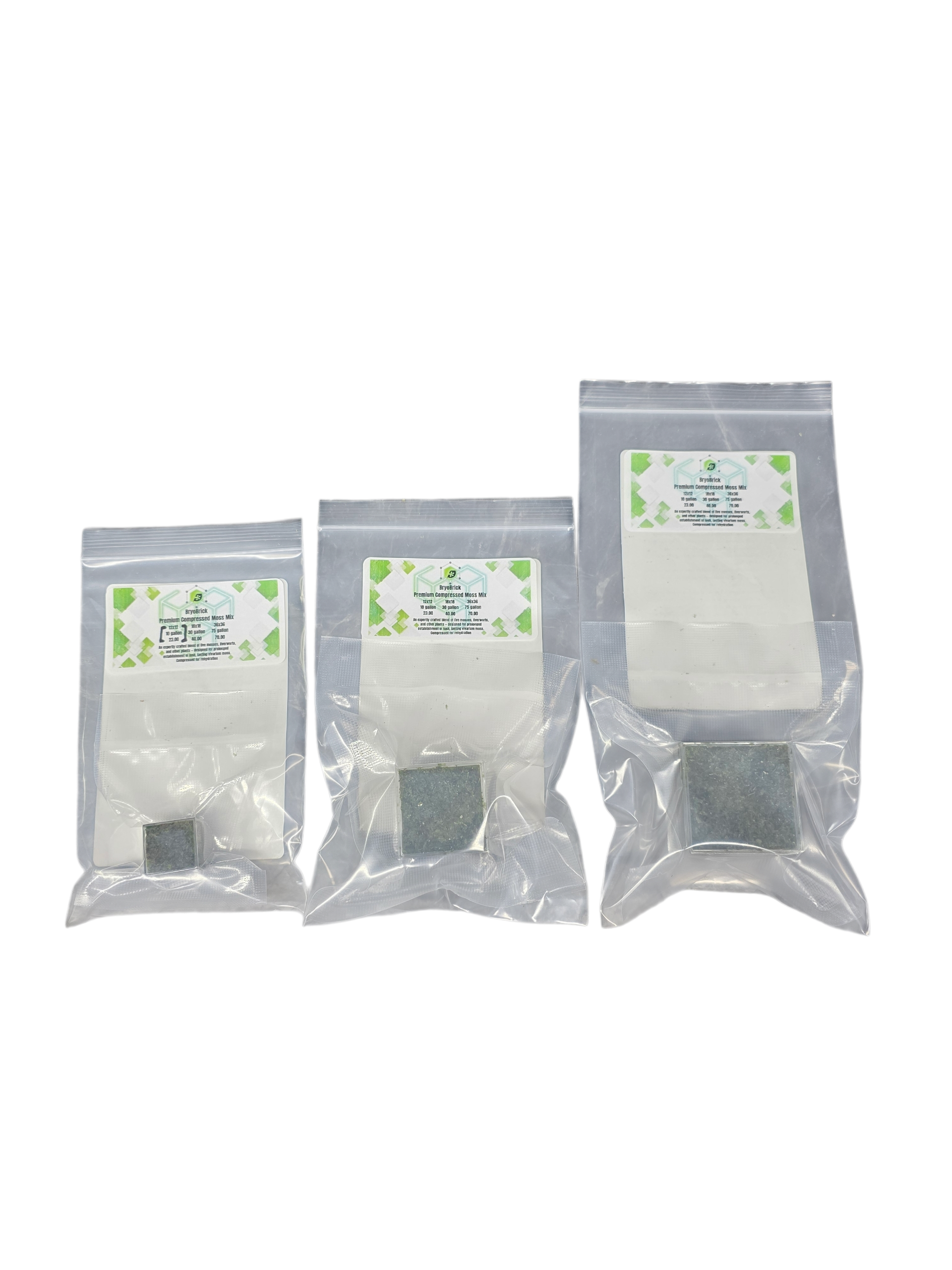 BryoBrick - Premium Compressed Moss Mix