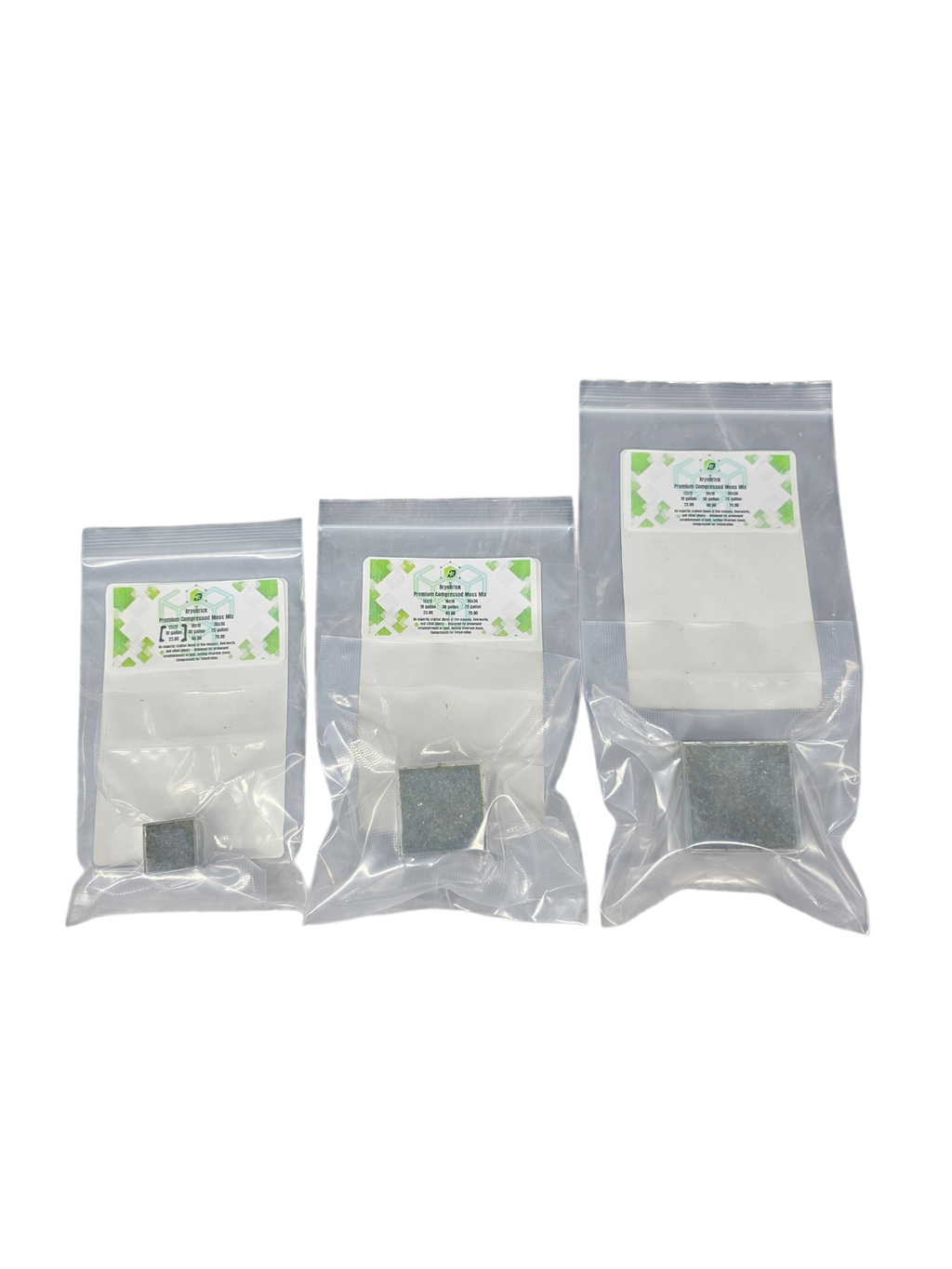 WHOLESALE - BryoBrick Premium Compressed Moss Mix