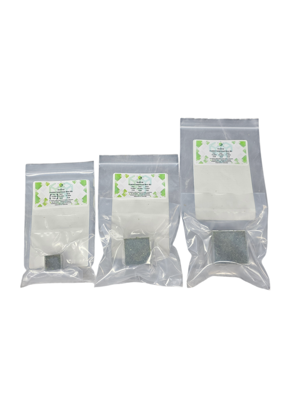WHOLESALE - BryoBrick Premium Compressed Moss Mix